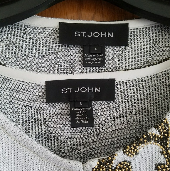 NWOT St. John Knitted Tank and Cardigan - Picture 2 of 6